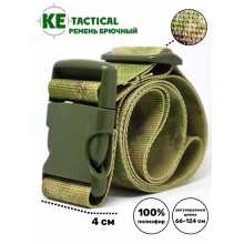 Ремень KE Tactical брючный из стропы 40 мм мох