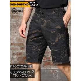Шорты трикотажные Keotica 100% хлопок v2 мультикам черный