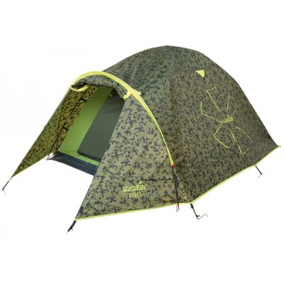 На фото двухслойная камуфляжная палатка Норфин.